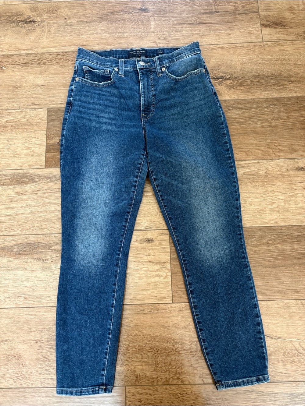 Lucky Brand Women's Ankle Skinny Jeans in Blue Wash